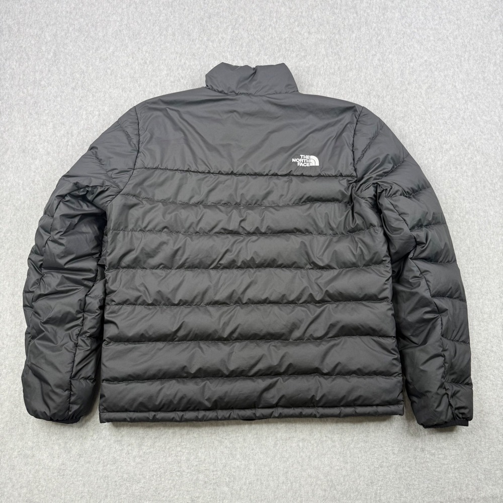 The North Face Jacket Mens Large Black 550 Goose Down Puffer Insulated Full Zip - Picture 7 of 14